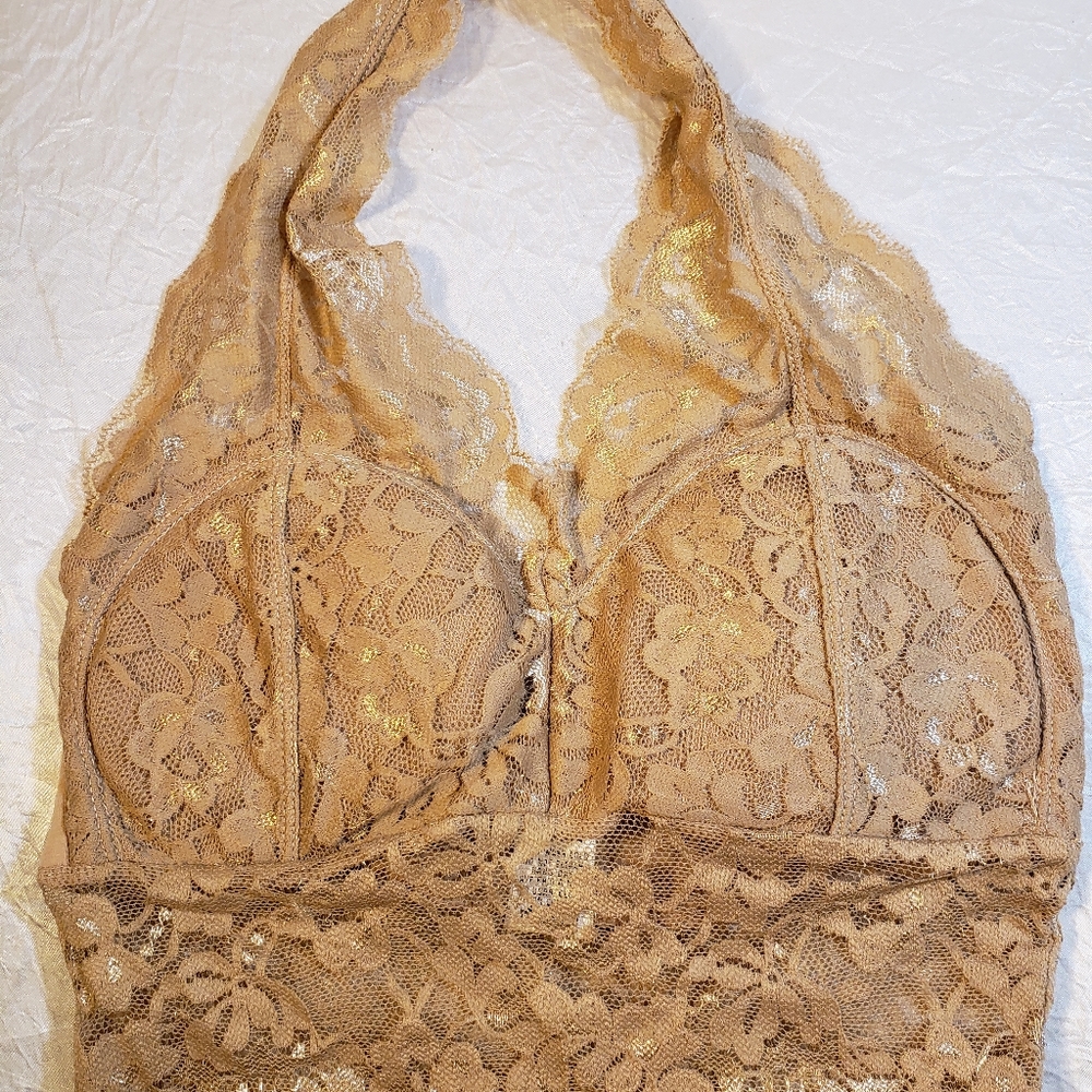 ♥️ SOHO WOMEN'S HALTER TOP LACE BRA - Picture 1 of 6